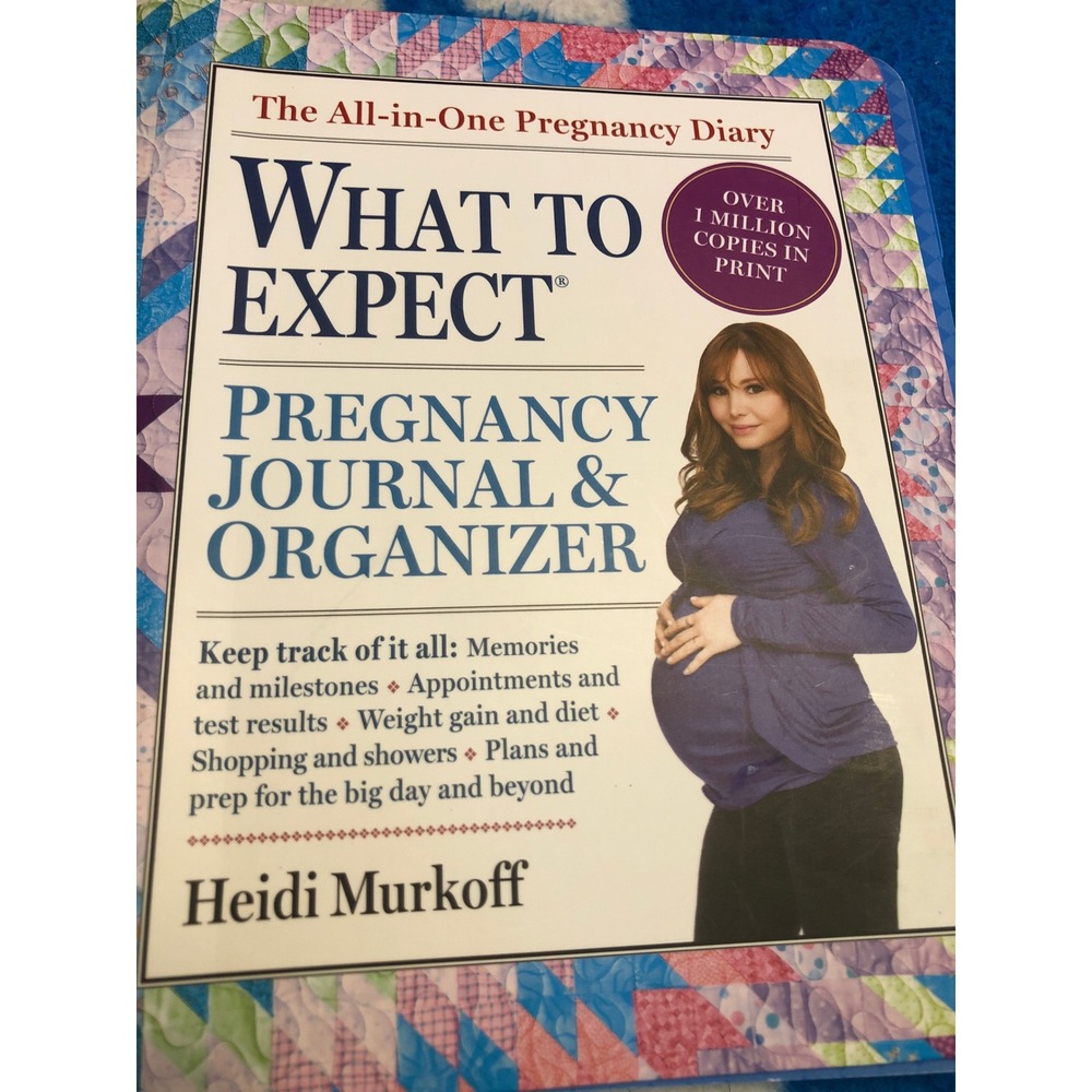 What to Expect Pregnancy Journal & Organizer Heidi Murkoff Spiral Bound Diary